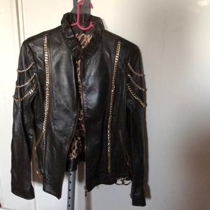 Calzaiuoli Leather Jacket made in Italy